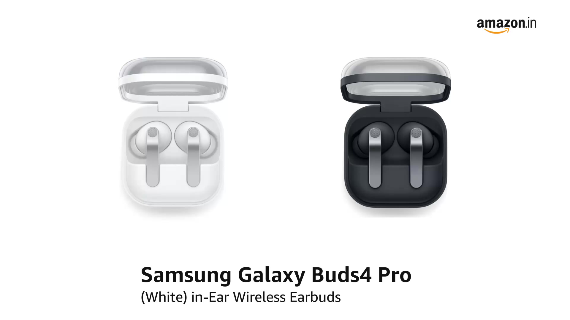Samsung Galaxy Buds4 Pro (White) in-Ear Wireless Earbuds with Hi
